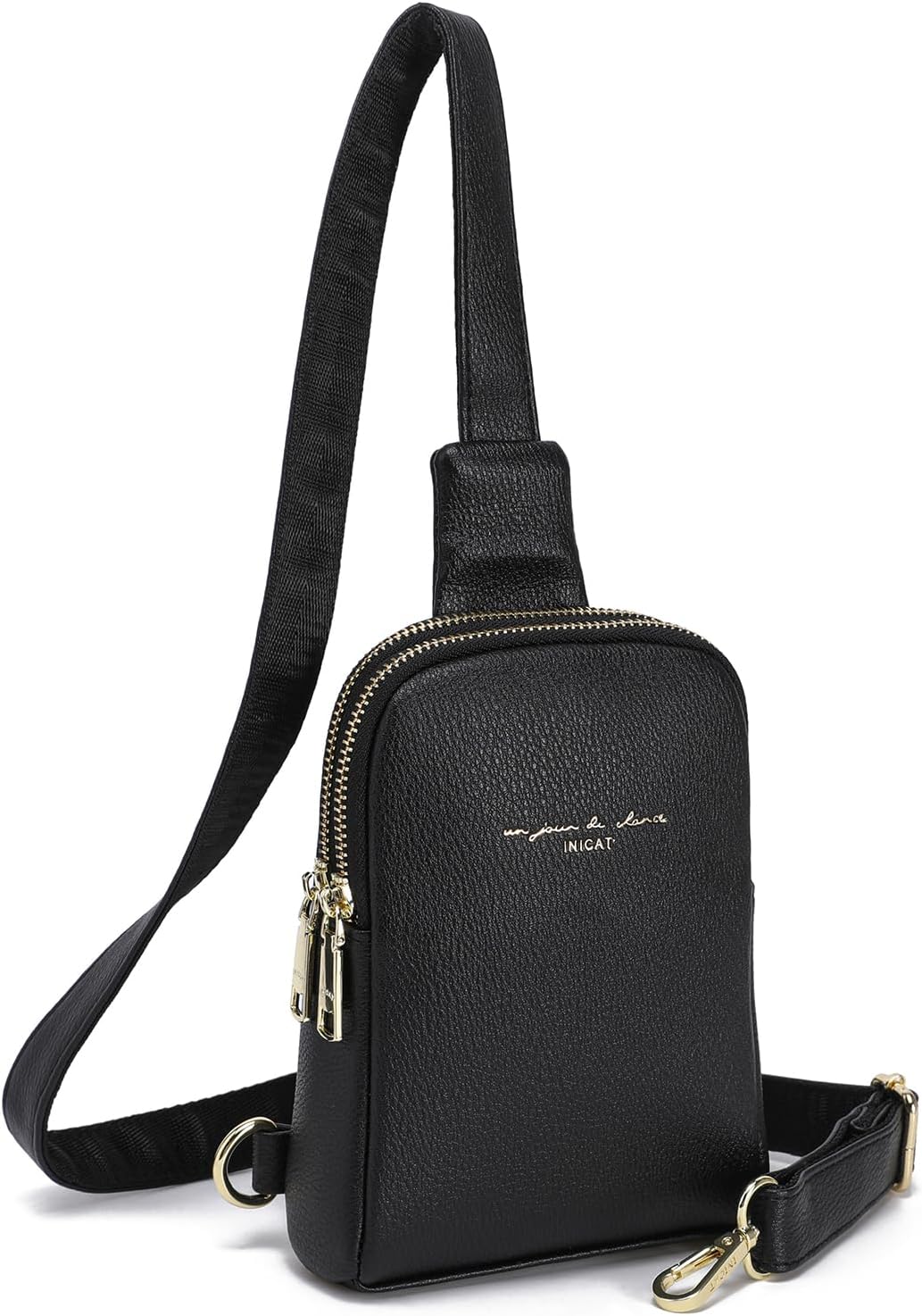 INICAT Small Crossbody Sling Bags for Women Vegan Leather Cell Phone Purse Fanny...