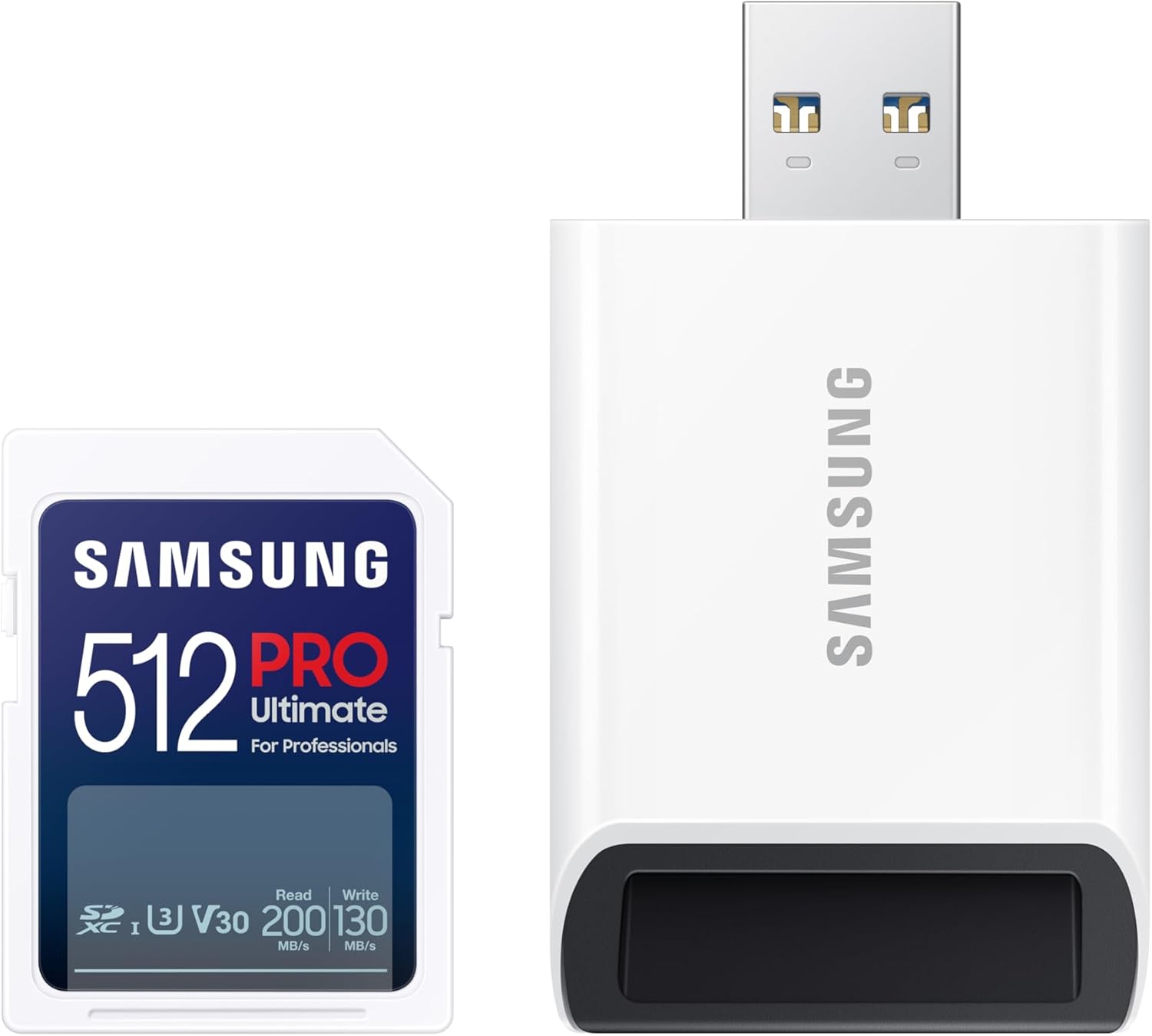 SAMSUNG PRO Ultimate Full Size Memory Card+USBRead...