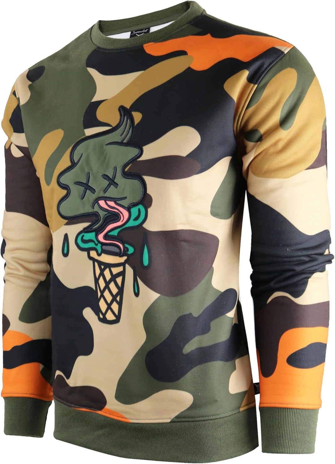 Screenshotbrand Mens Urban Hip Hop Premium Fleece - Pullover Active Urbanwear St...