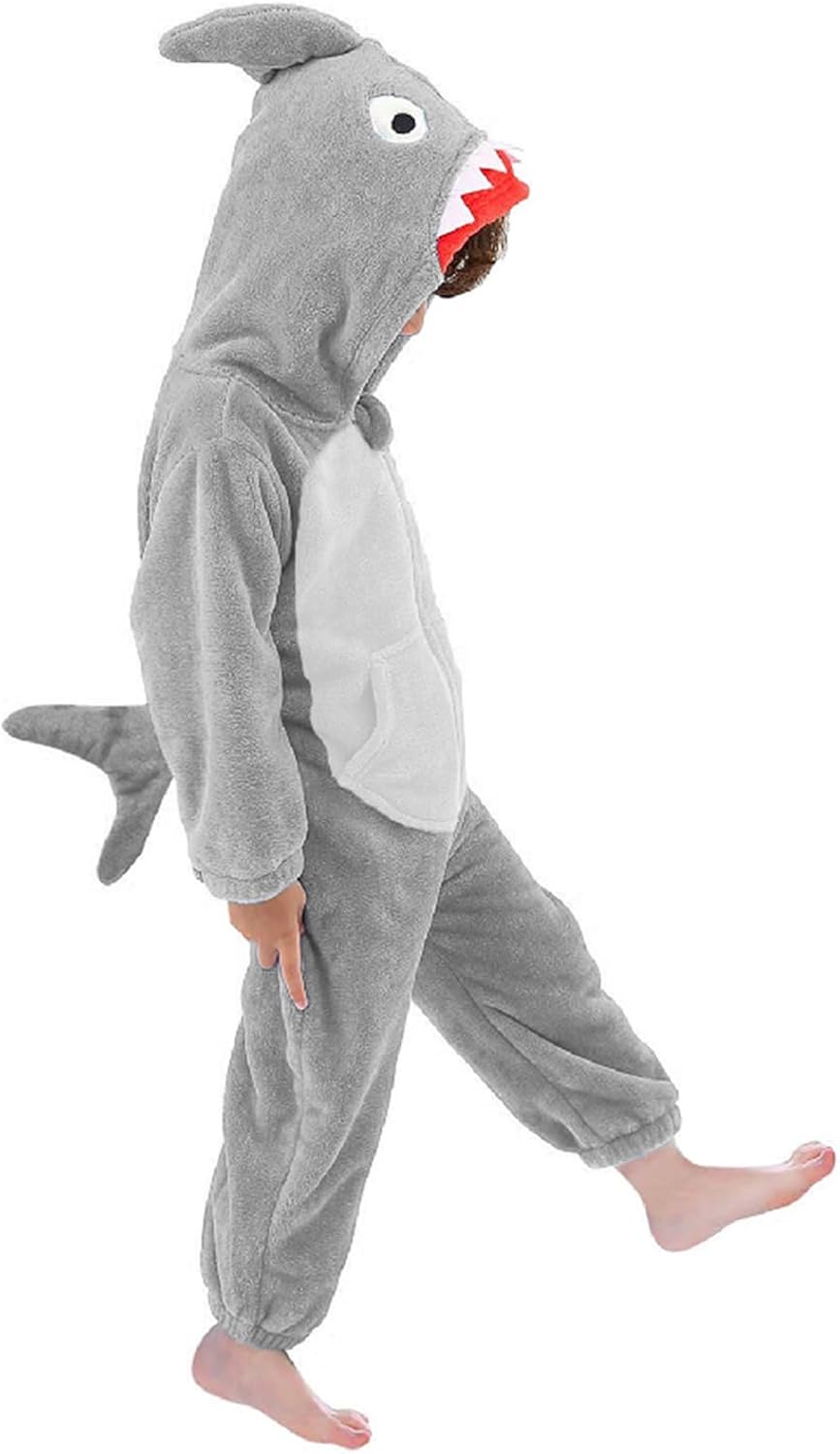 LOLANTA Shark Costume, Special Flannel Jumpsuits for Boys' and Girls', Innovativ...