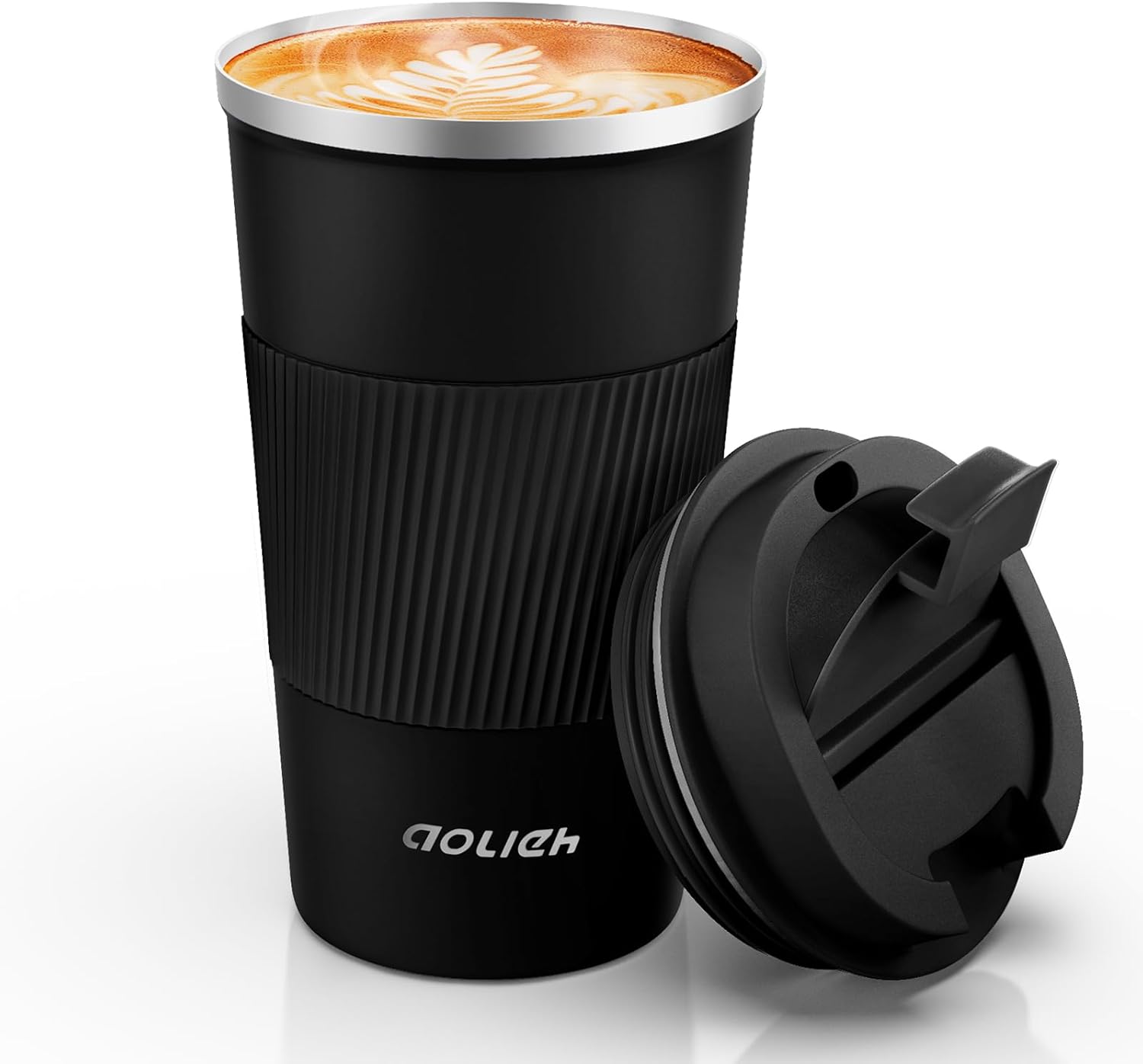 Aolieh Travel Mug, Insulated Coffee Cup,Double Walled Travel Mug Vacuum Insulati...