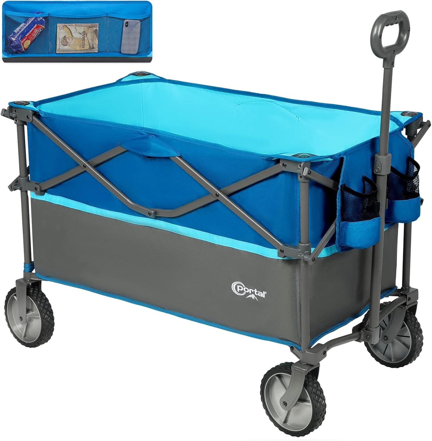 PORTAL XL Deeper Festival Trolley 228L Larger Capacity Folding Camping Garden Be...