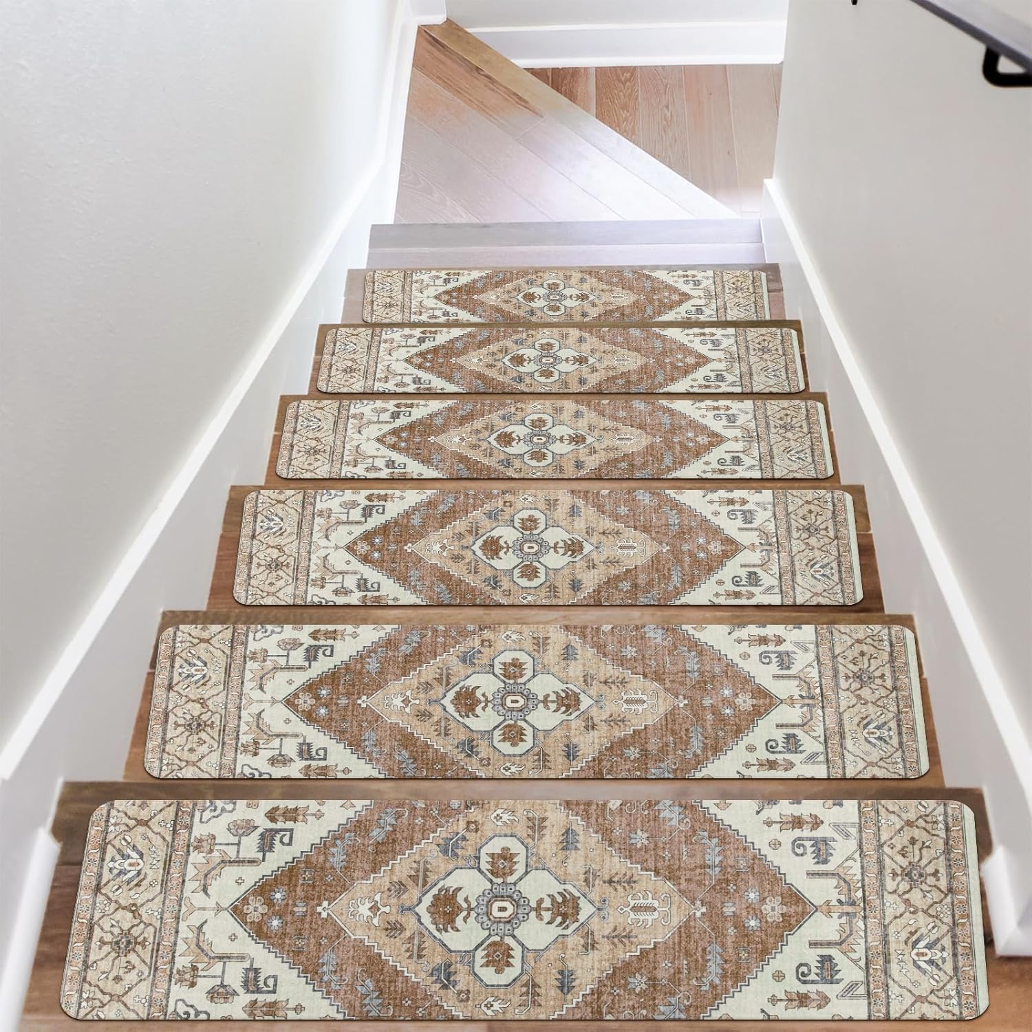 OJIA Super Non-Slip Stair Treads, Special Stair Runners for Wooden Steps, Unique...