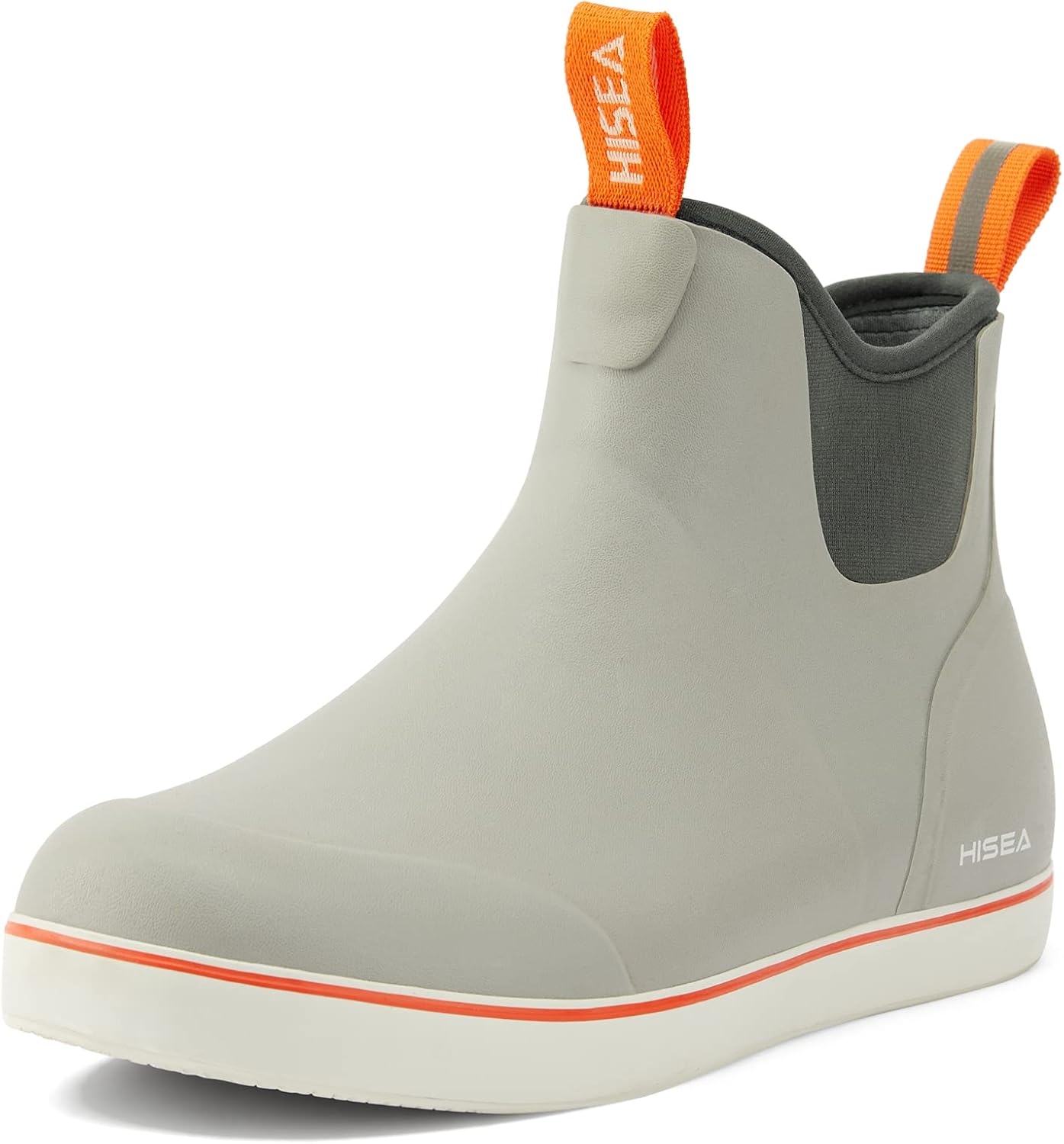 HISEA Women's Ankle Rain Boots, Special Rubber Fishing Deck Boots, Innovative Ga...