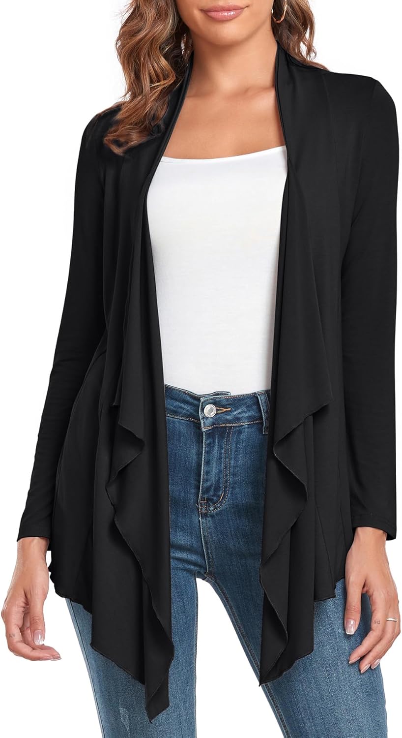 TownCat Cardigans for Women, Soft Drape Front Open Womens Cardigans, Lightweight...