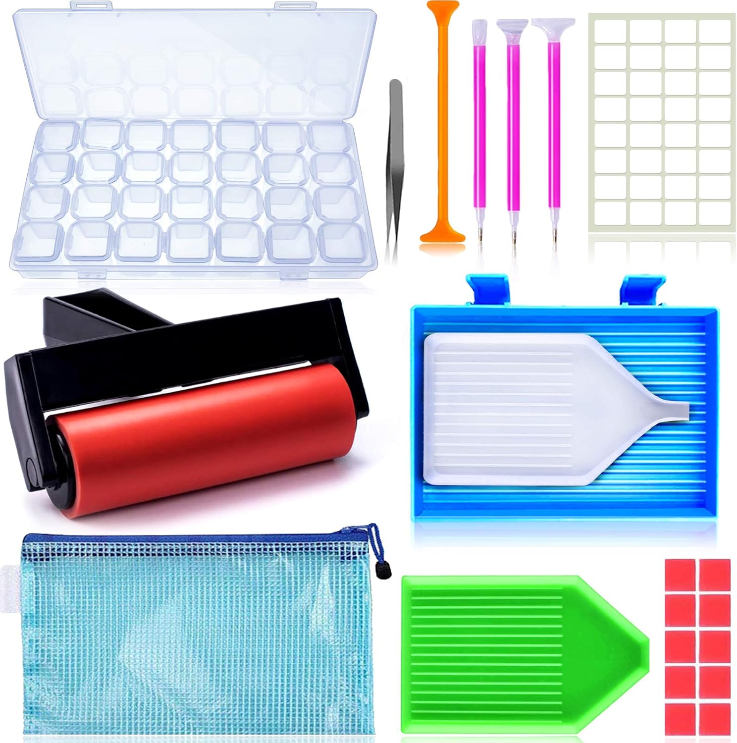 22 Pieces 5D Diamonds Painting Tools, Special Accessories Kits with Diamond Pain...