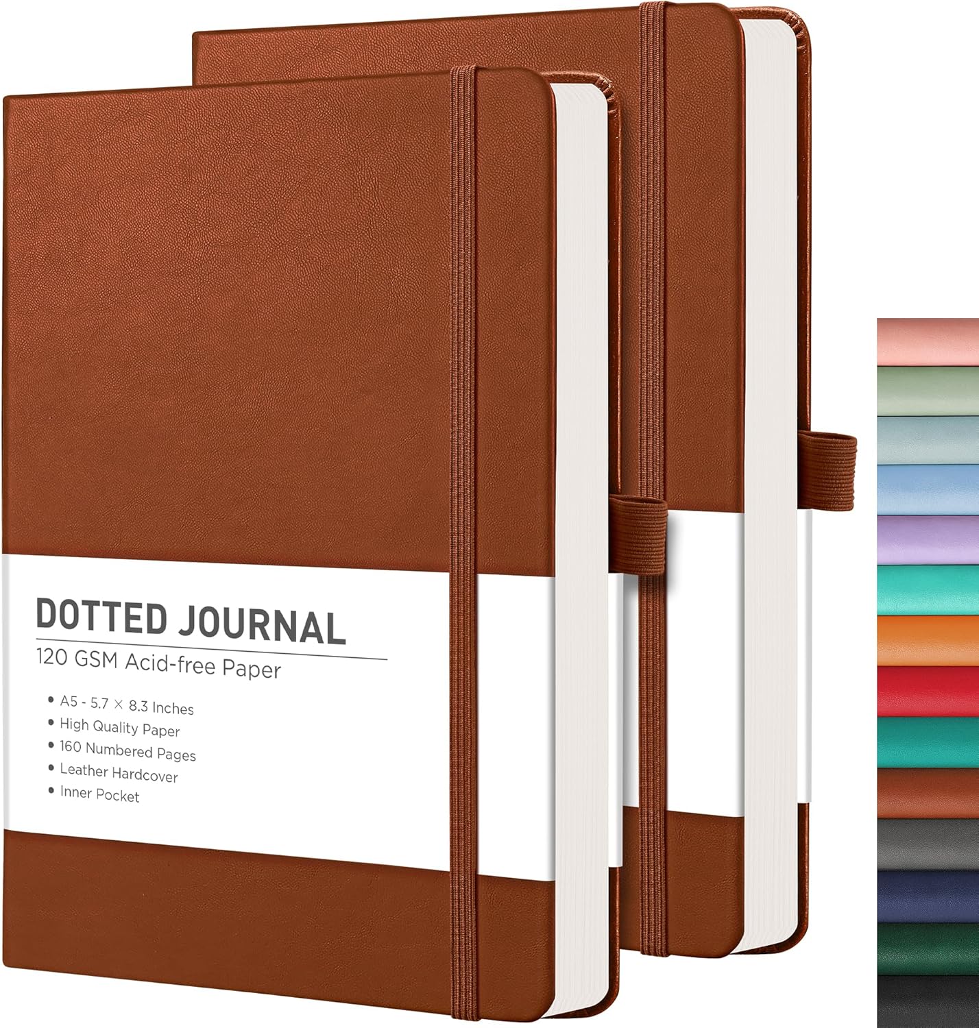 RETTACY Bullet Journal, Special Dotted Journal Notebook with A5 Dotted Grid, Inn...