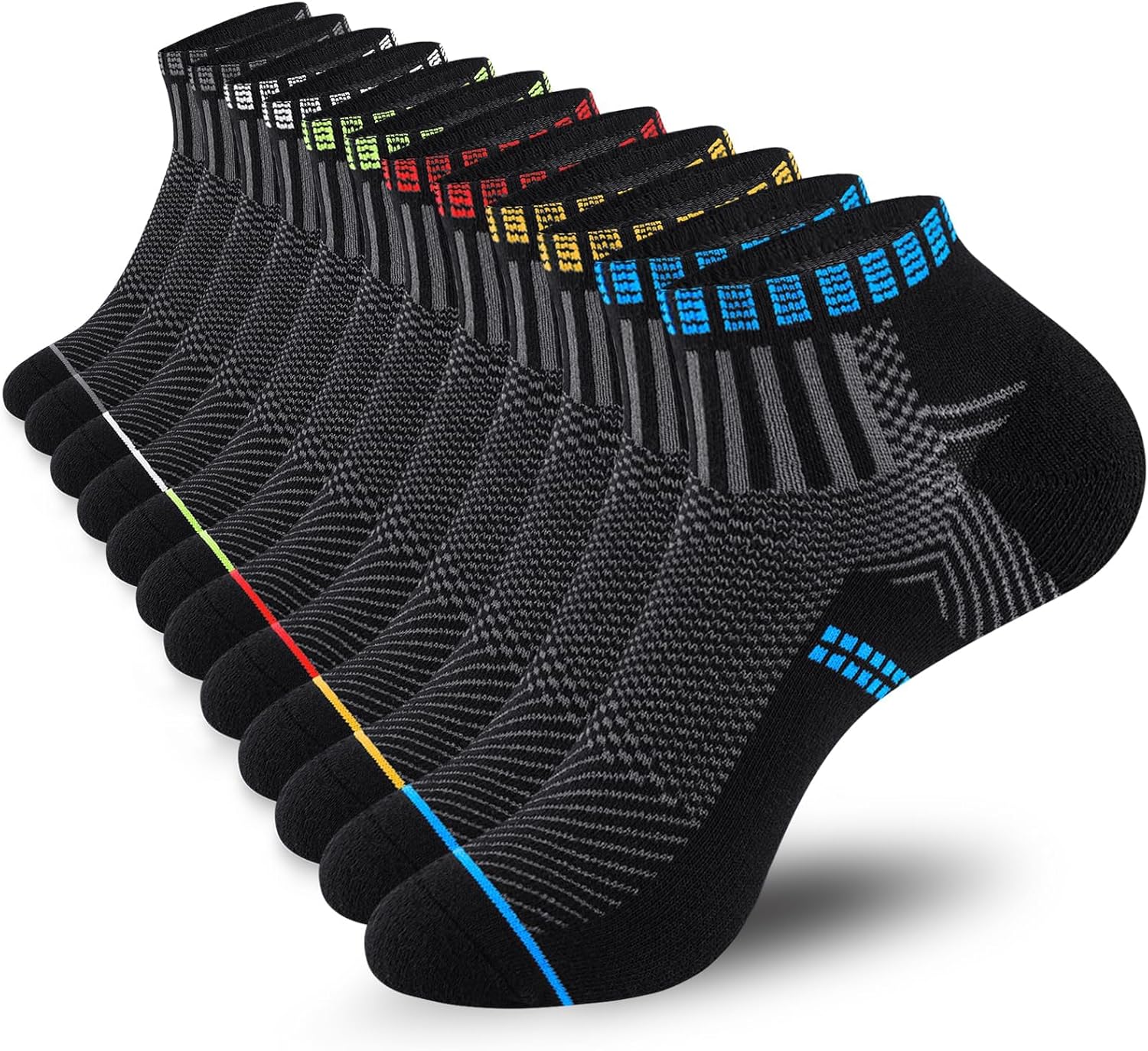 SockWaddles Trainer Socks, Anti Blister Cushioned...