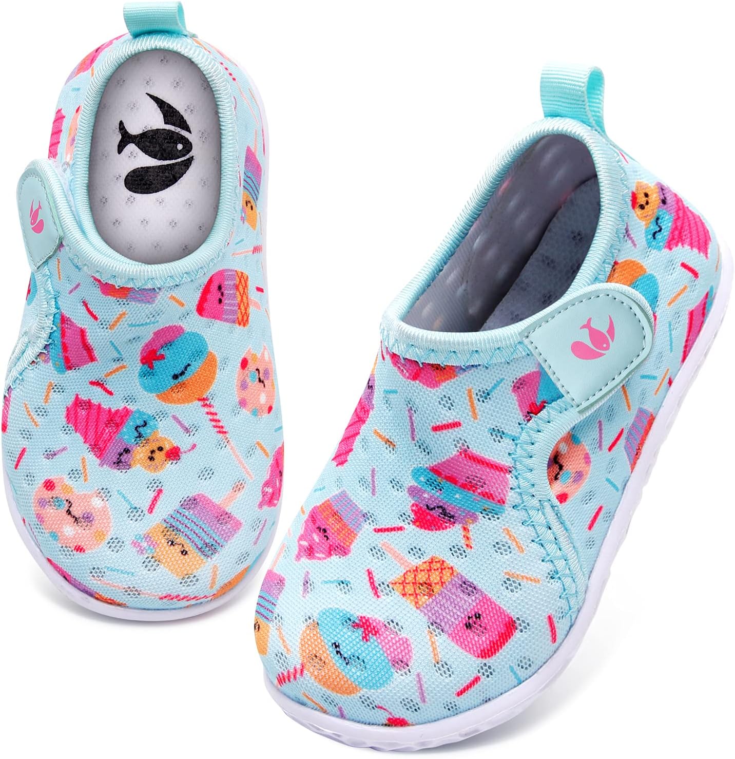 FEETCITY Boys Girls Water Shoes Kids Aqua Socks Quick Dry Barefoot for Beach Swi...