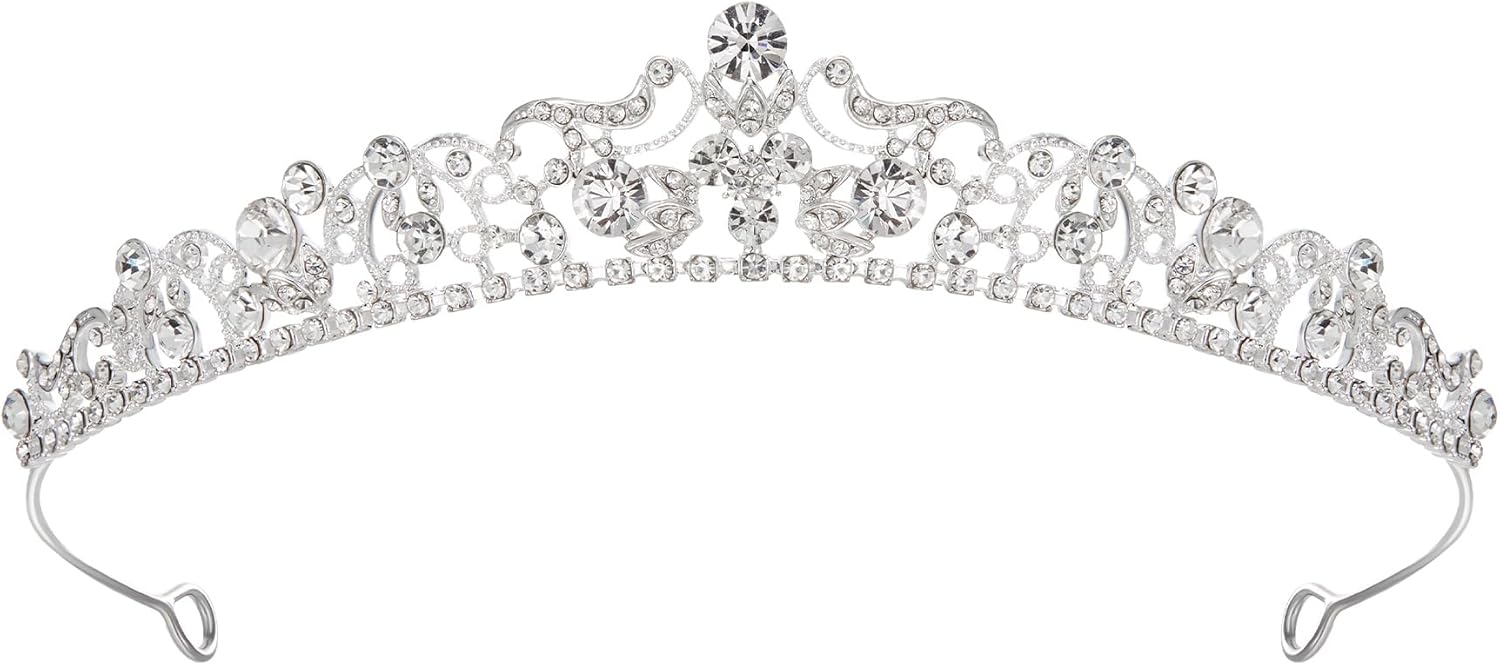SWEETV Wedding Tiaras, Special Bridal Crown Princess Tiara, Innovative Headpiece...