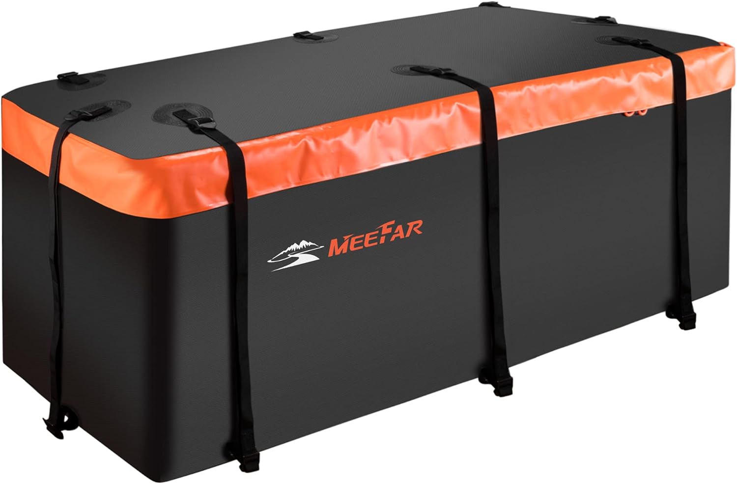 MeeFar Hitch Mount Cargo Carrier Bag Soft Shell 100% Waterproof 20 Cubic Feet (5...