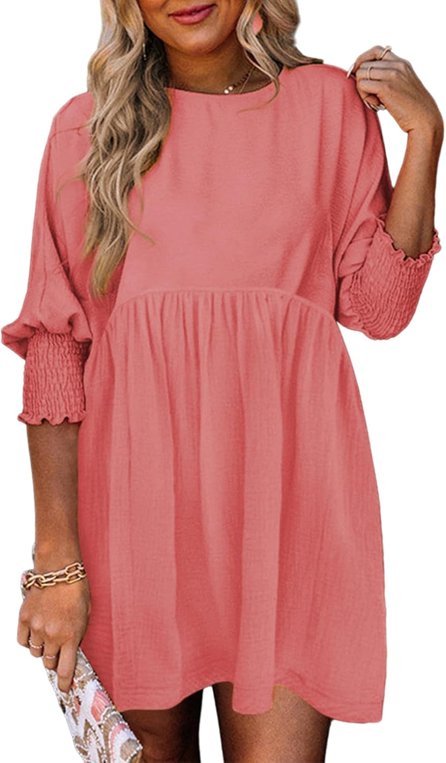 Dokotoo Womens Dress, Special Summer Tunic Dress Casual, Innovative Loose Short...