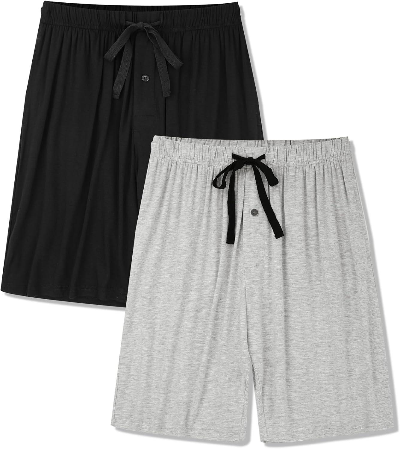 BAMBOO COOL Men's Pajama Bottoms, Special Lounge Sleep Shorts, Soft Comfortable...