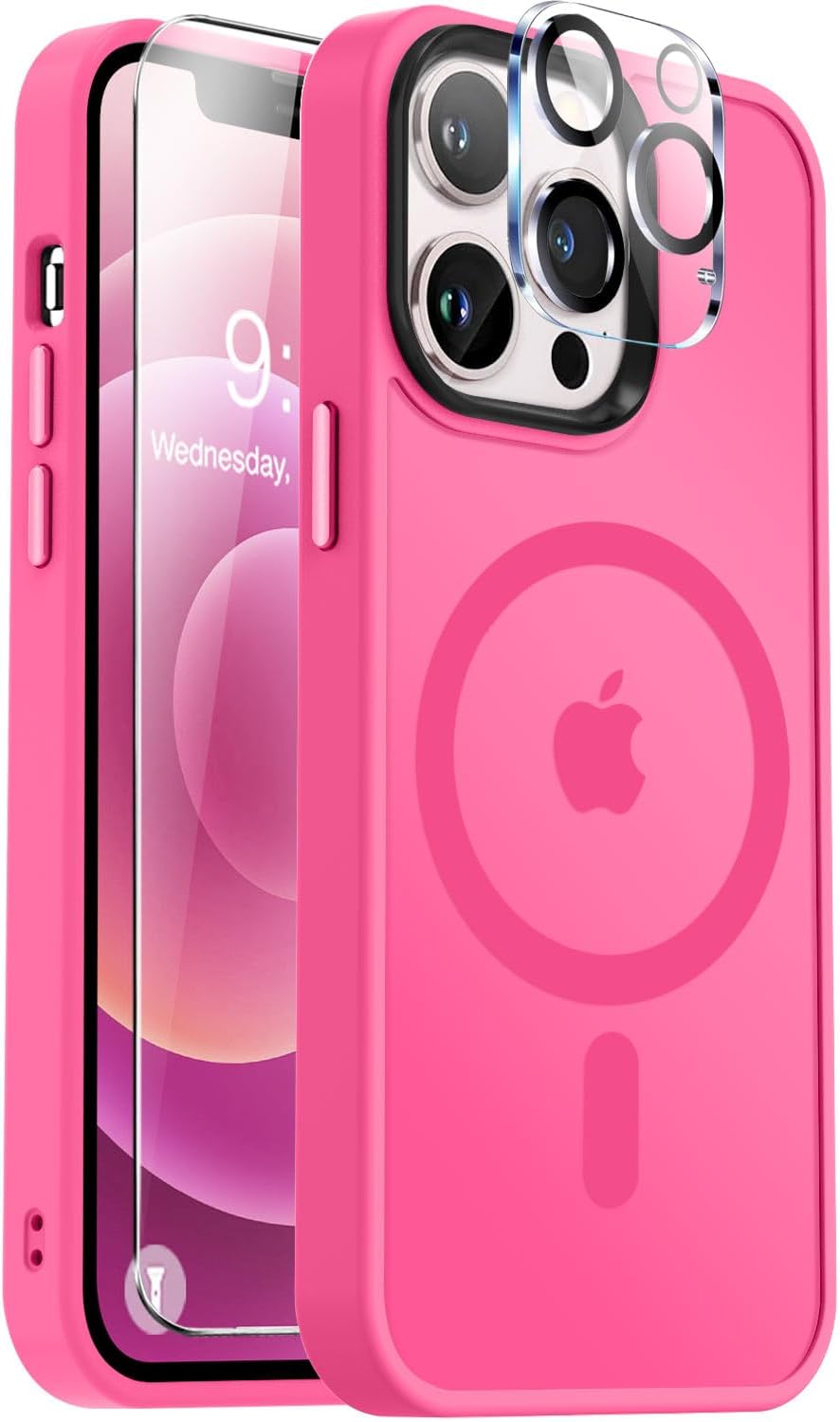 Vooii Strong Magnetic for iPhone 12 Pro Max Case, [Compatible with Magsafe] [Scr...