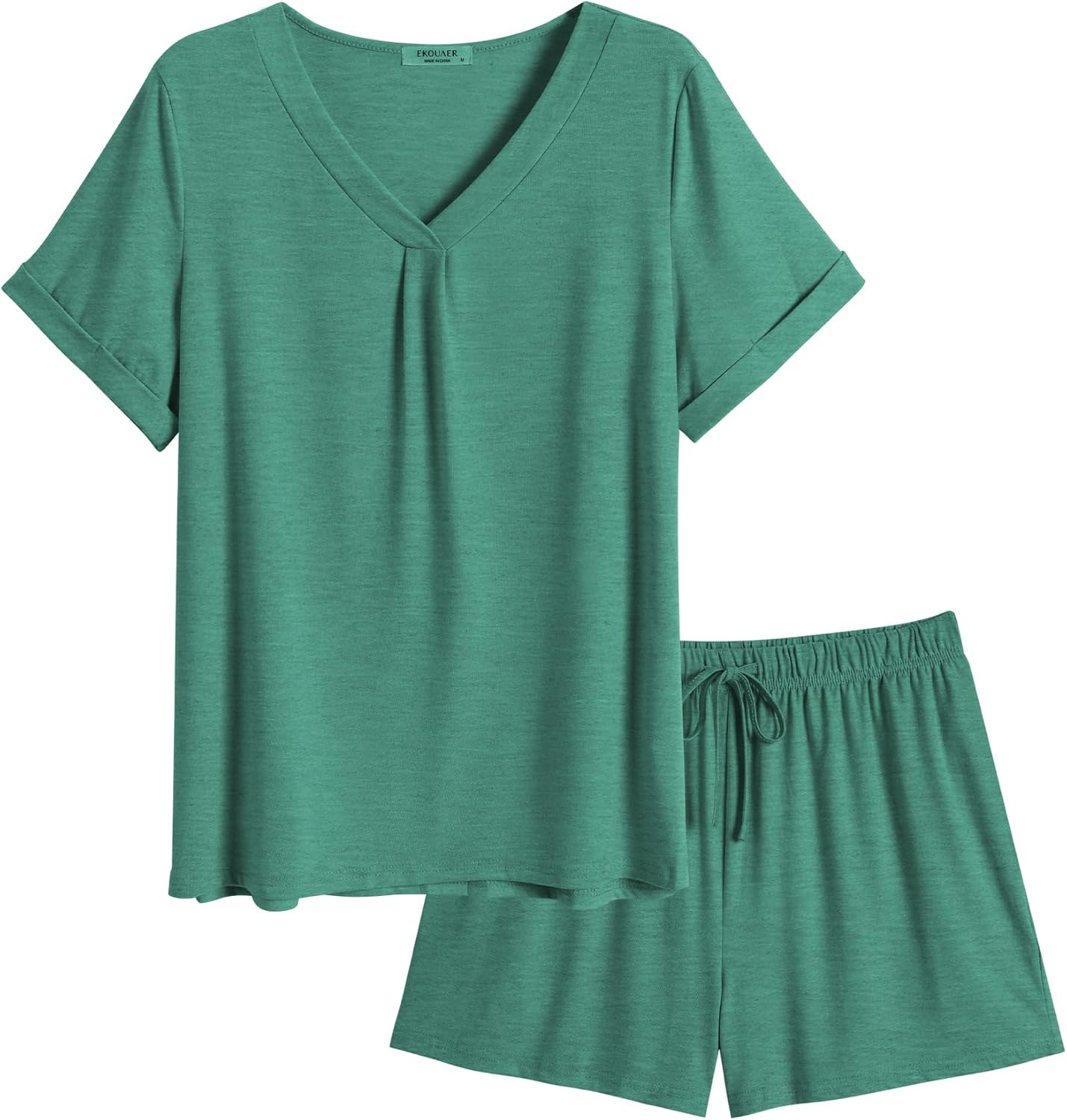 Ekouaer Pajamas Set, Special Women's PJ Set with Short Sleeve, Innovative 2 Piec...