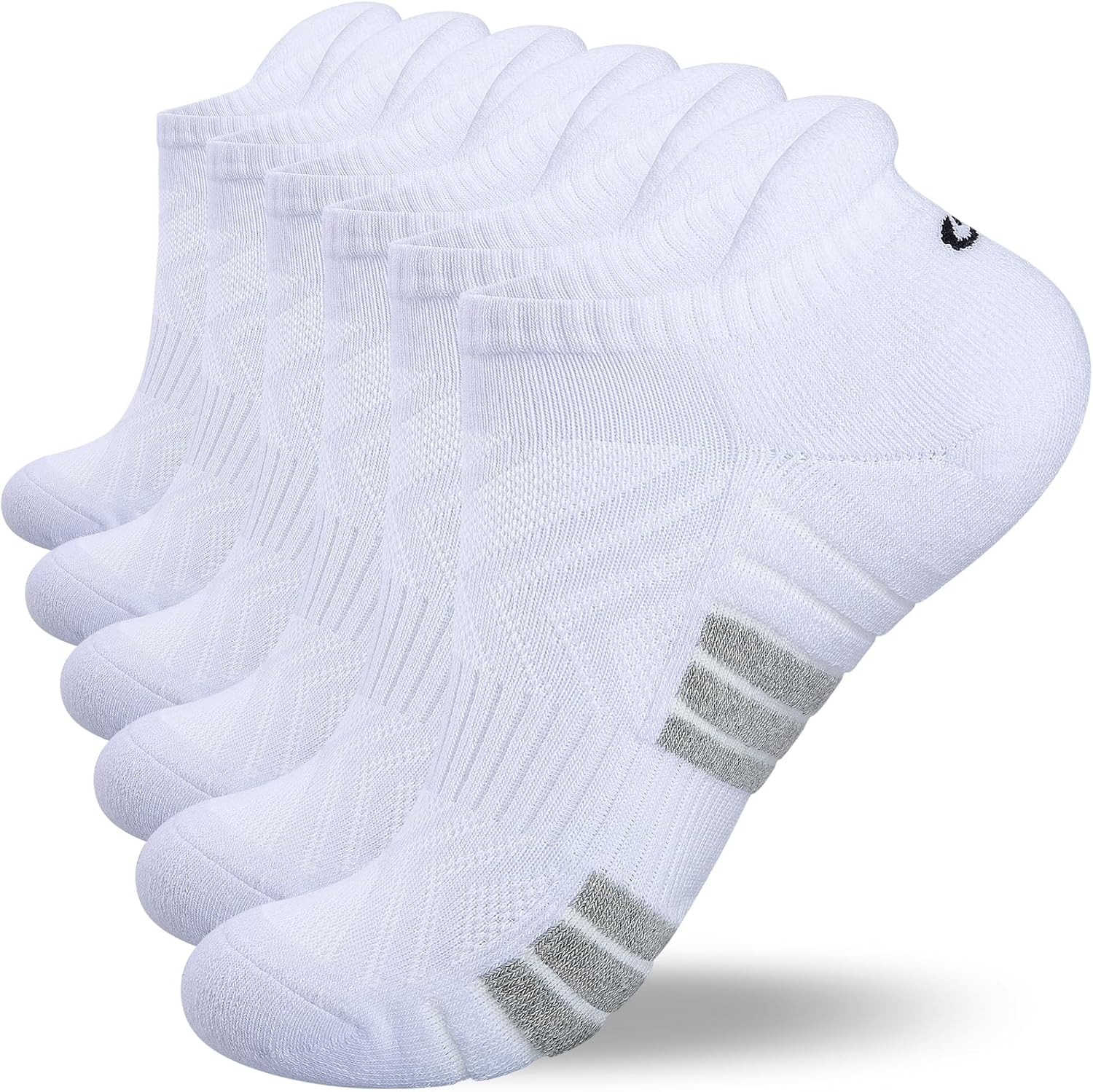 Lapulas Ankle Socks Thick Cushioned Trainer Socks Mens Sports Socks Cotton Runni...
