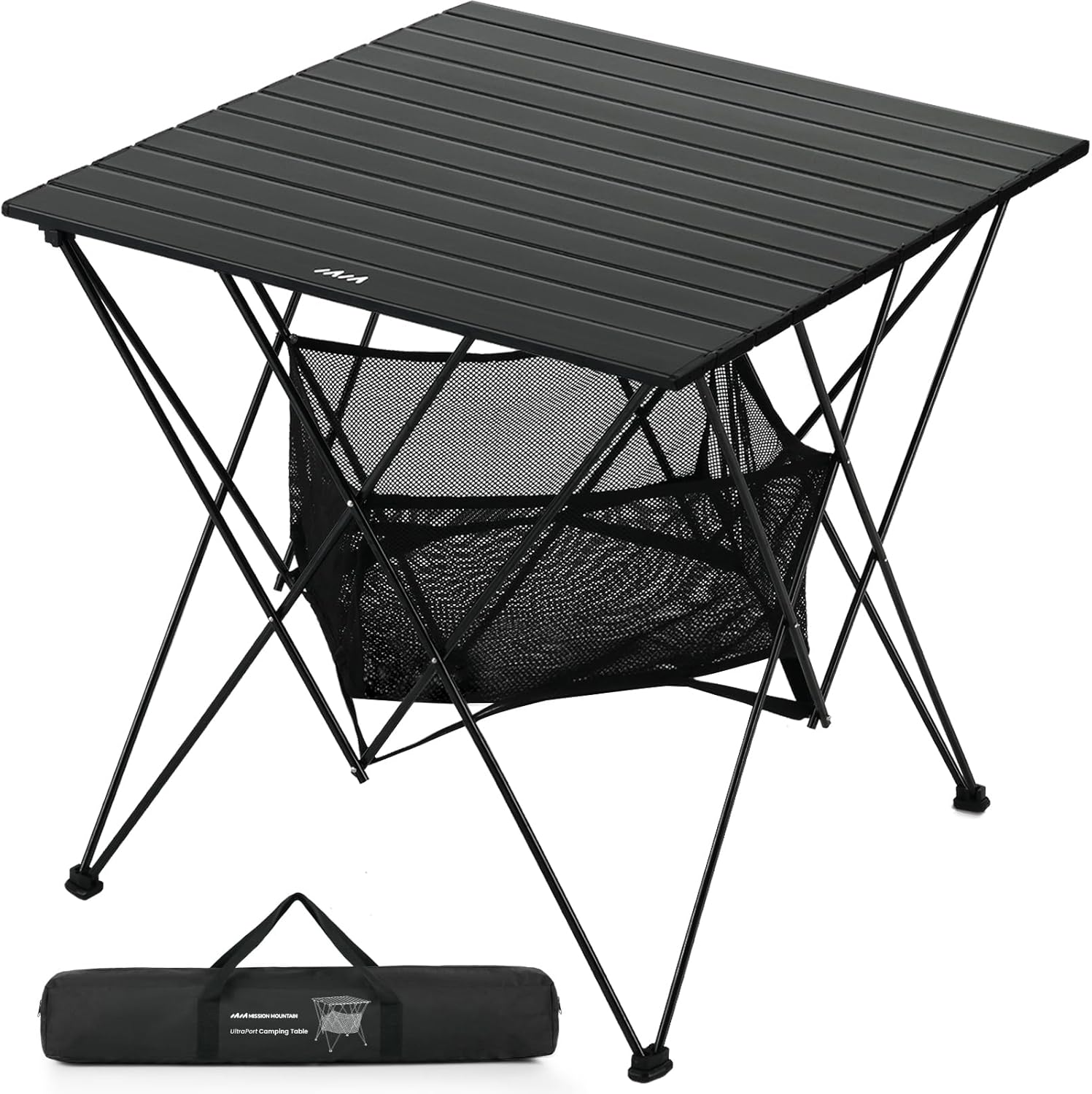 UltraPort Camp Table, Outdoor Fold up Lightweight Camping Table, Portable Campin...