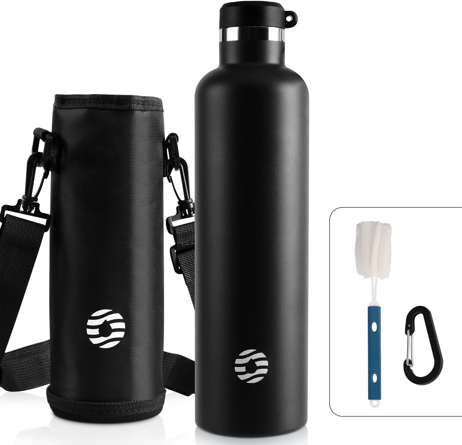 FEIJIAN Stainless Steel Water Bottle 750ml/1000ml Sports Flask Vacuum Insulated...