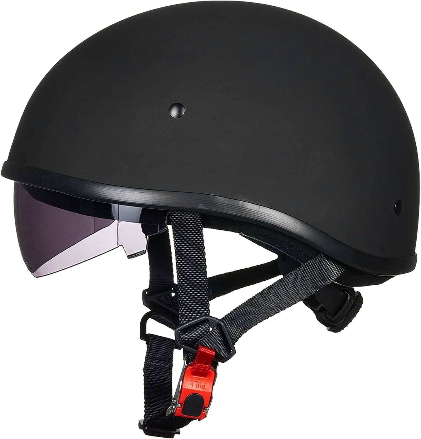 ILM Motorcycle Half Helmet, Special Sunshield Helmet for Quick Release Strap, In...