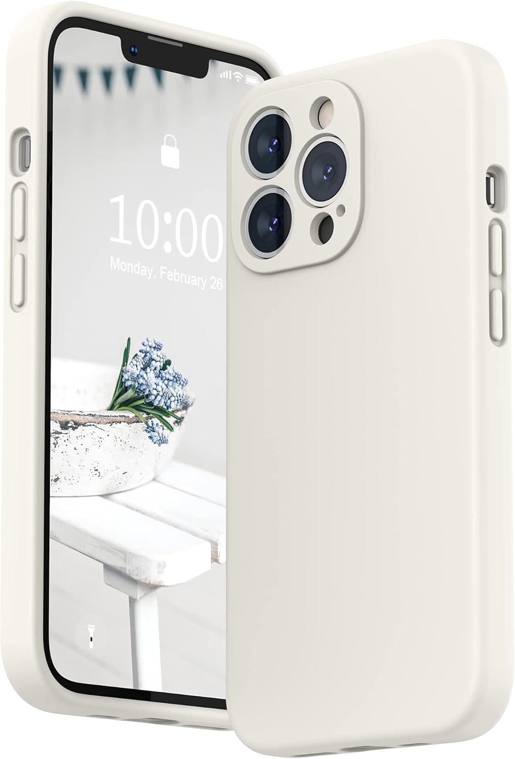 SURPHY Compatible with iPhone 13 Pro Case with Screen Protector, (Camera Protect...