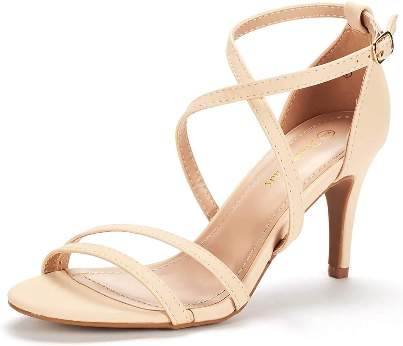 DREAM PAIRS Fashion Stilettos, Stylish Women's Open Toe Pump Heel Sandals, Elega...
