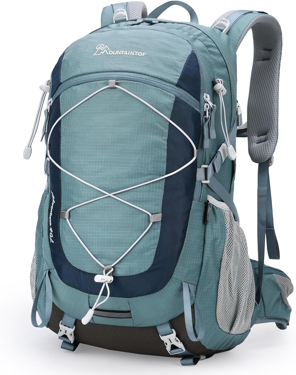 MOUNTAINTOP 40L Hiking Backpack Travel Daypack with Rain Cover for Outdoor Backp...