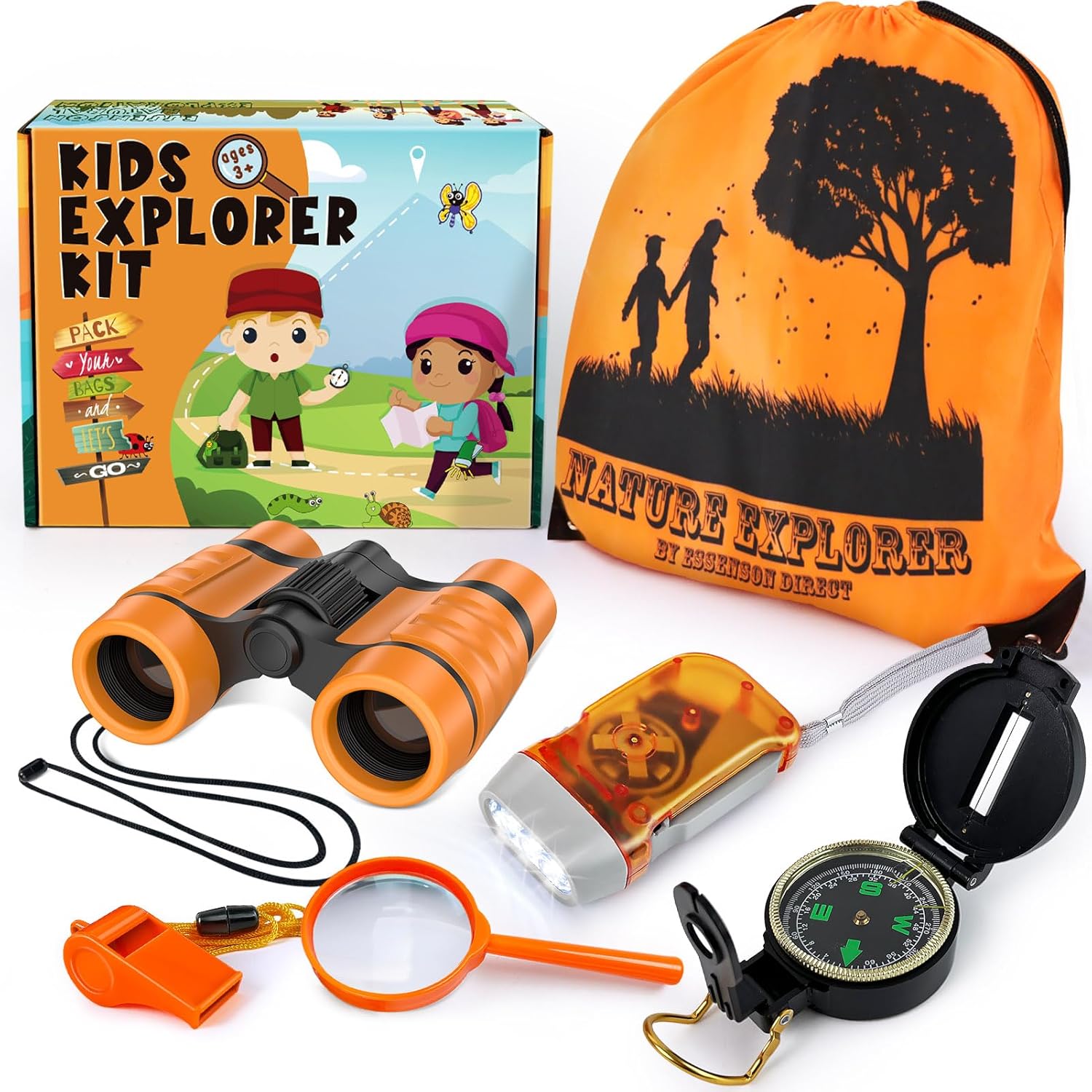 ESSENSON Kids Explorer Kit - Adventure Kit for Kids, Outdoor Explorer Kit, Summe...