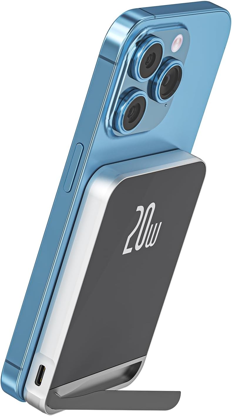 Mag-safe Wireless Power Bank 10000mah Fast Charging Magnetic Slim USB C Powerban...