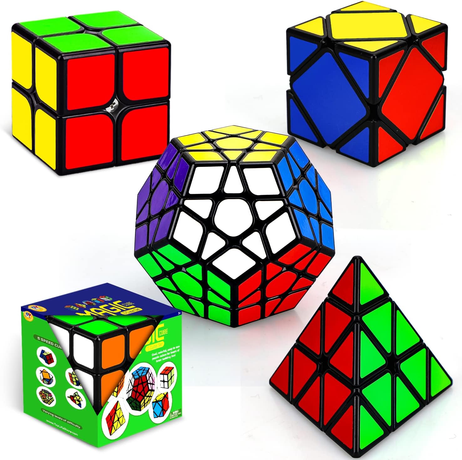 STEAM Life Speed Cube Set, Special Magic Cube, Unique Speed Cubes 3x3, Innovativ...