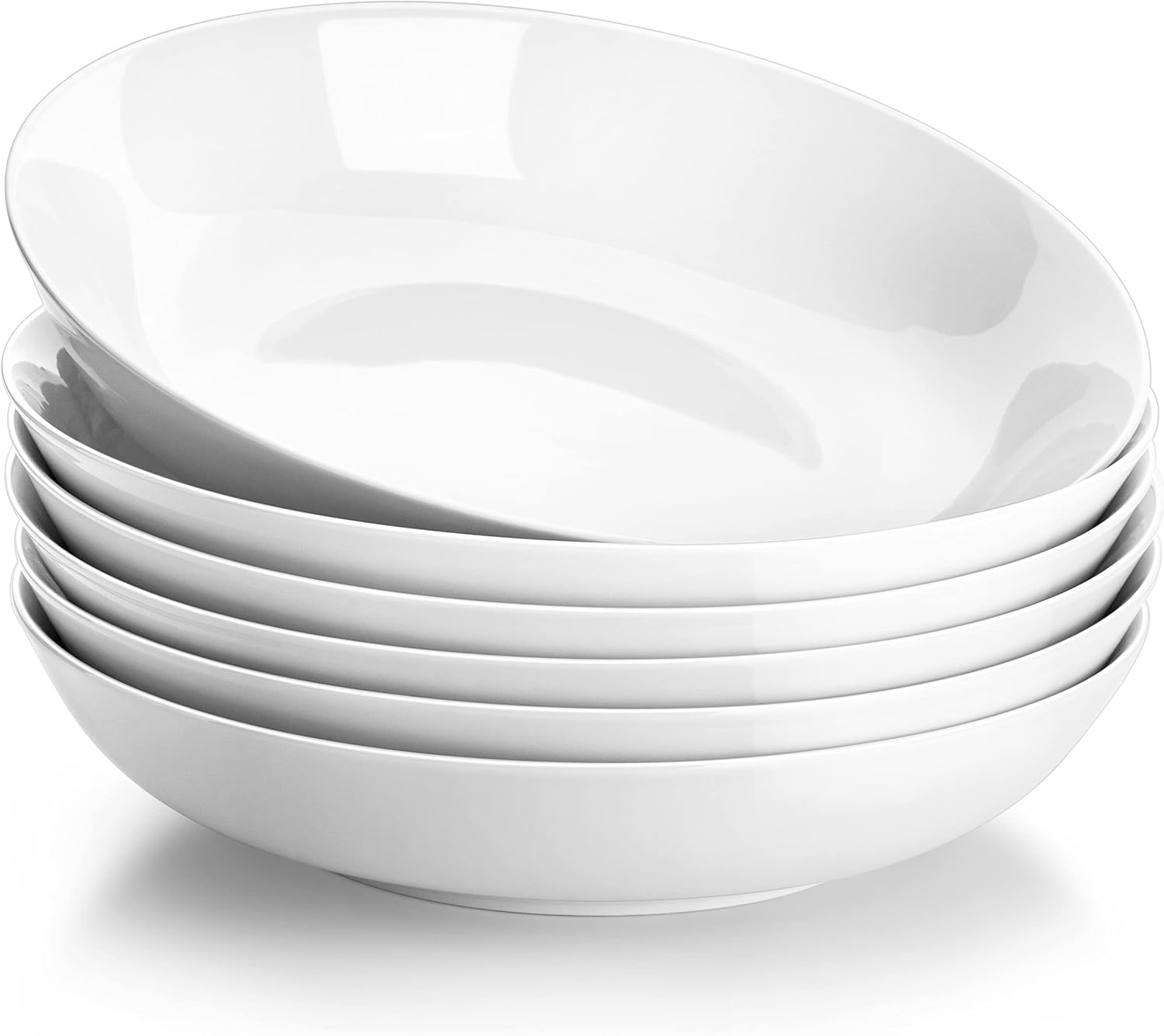 MALACASA, Series Regular, 9'' Pasta Bowl, Porcelain Salad Pasta Bowl, Large Cera...