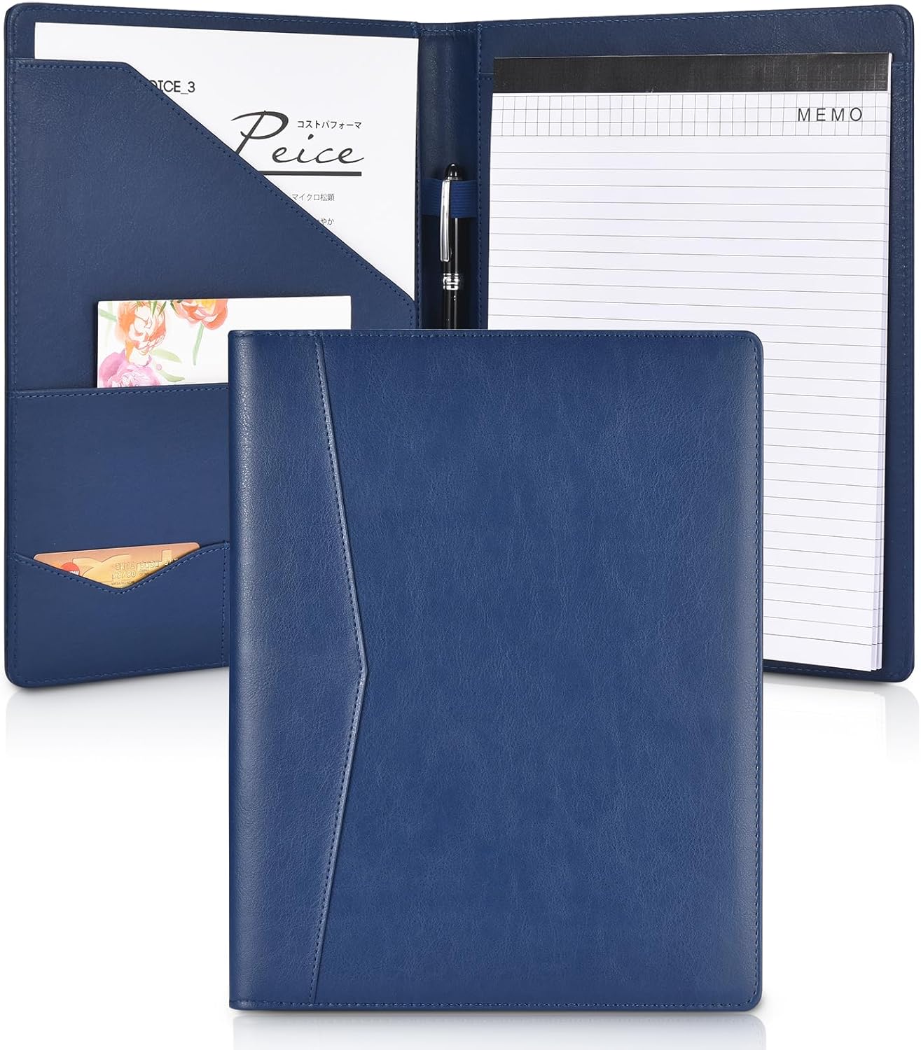 Pacific Mailer Padfolio Portfolio, Special Leather Binder for Interview, Innovat...
