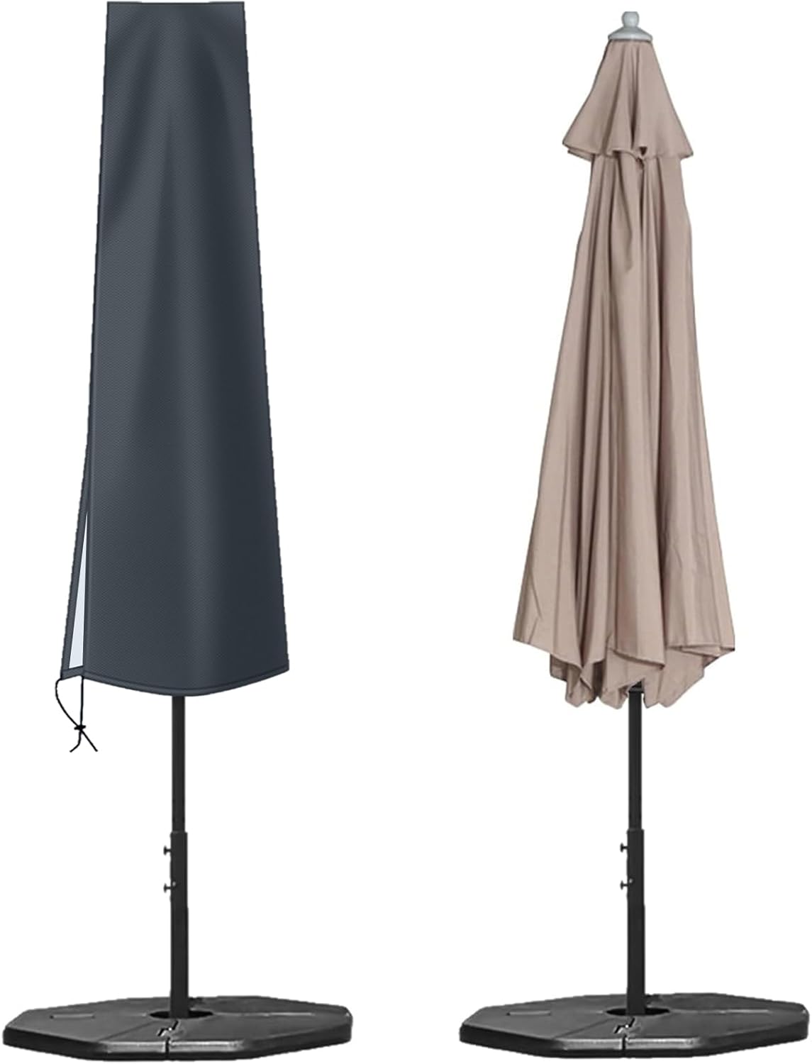 OKPOW Parasol Cover Waterproof,600D Garden Umbrella Cover with Zip(170 * 27.5 *...