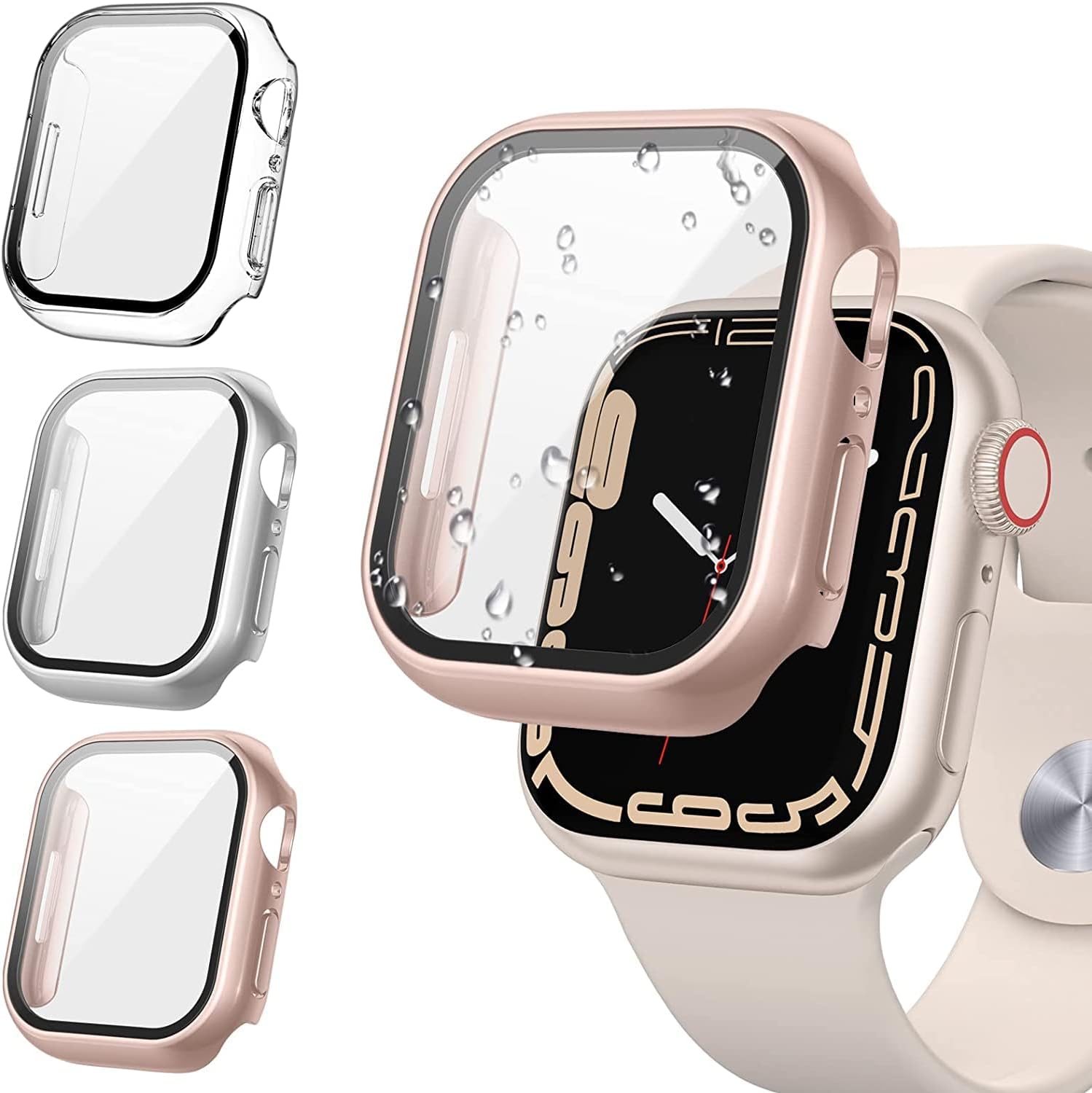 Tensea [3Pack for Apple Watch, Special Screen Protector Case SE 2nd Generation S...