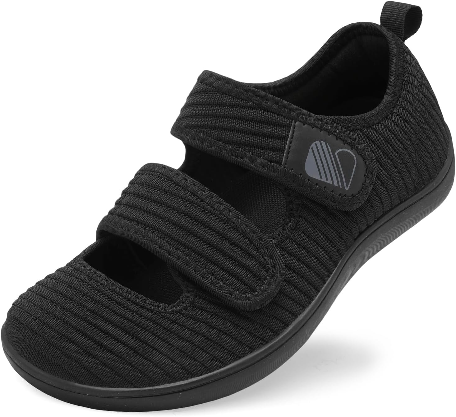 Besroad Womens Walking Shoes Wide Diabetic Shoes Adjustable Barefoot Shoes Casua...