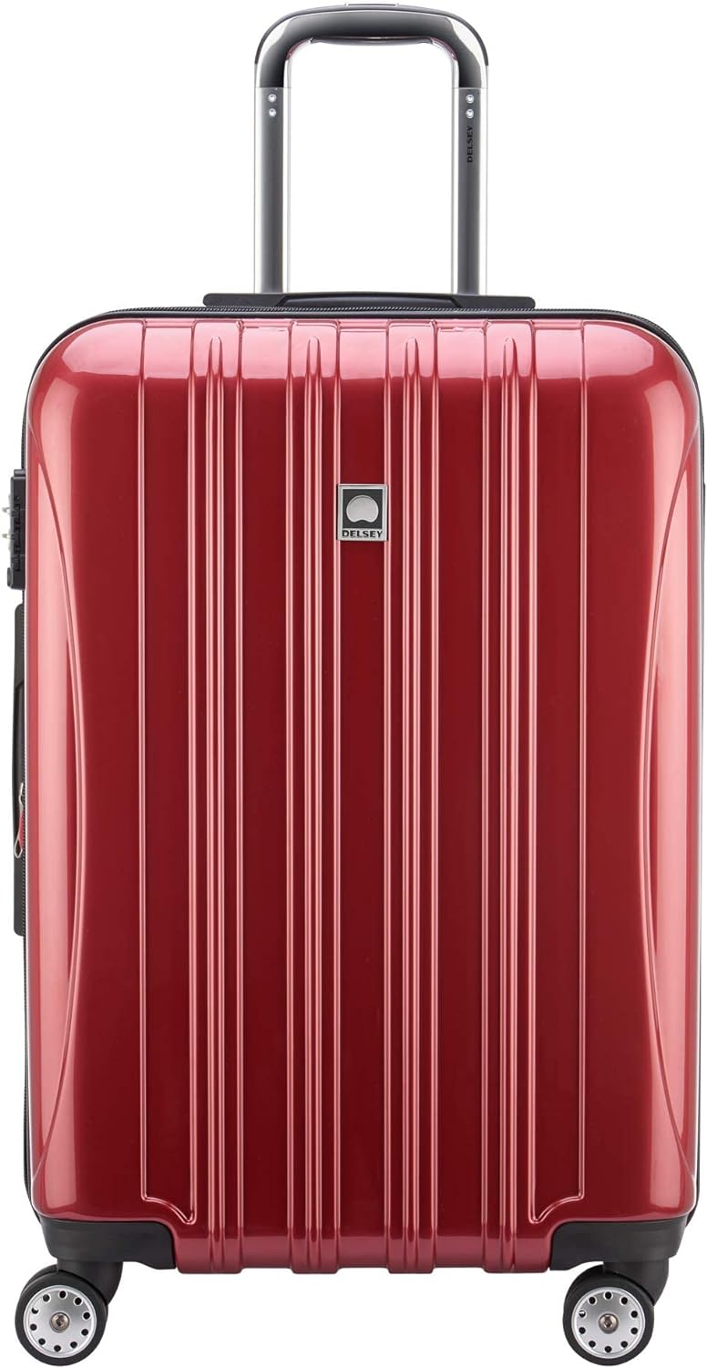 DELSEY Paris Helium Aero Hardside Expandable Luggage with Spinner Wheels, Brick...