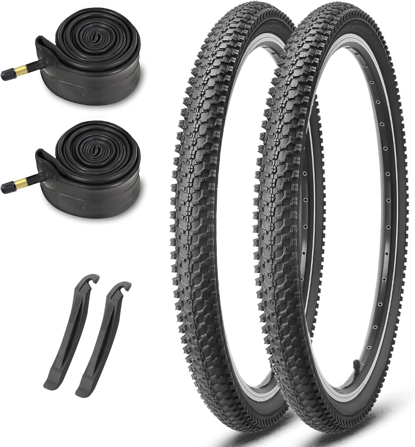 MOHEGIA Mountain Bike Tires Set, Special 2-Pack Folding Replacement Bicycle Tire...