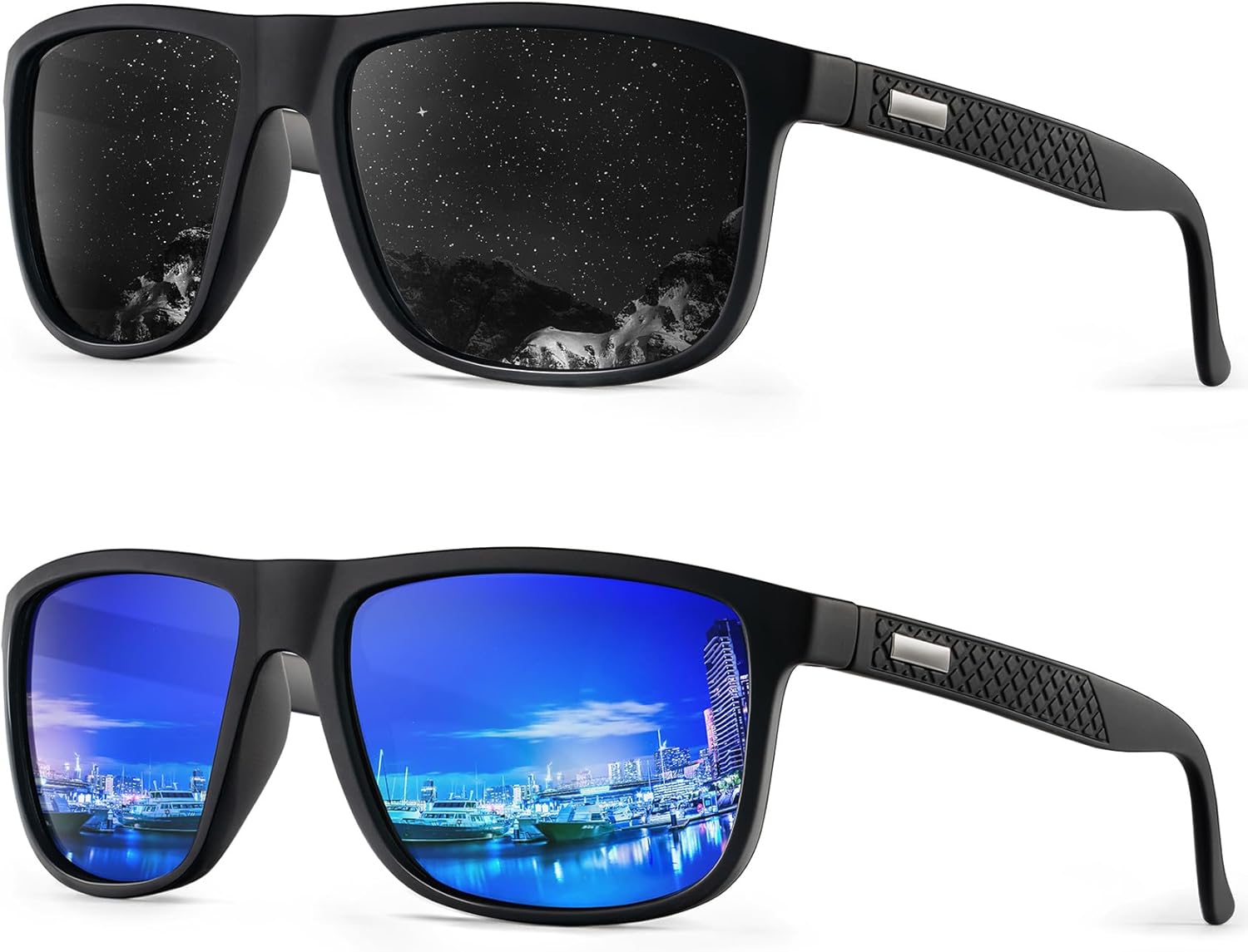 HENGOSEN Polarised Sunglasses Men Sports: Mens Sunglasses Fishing Driving Runnin...
