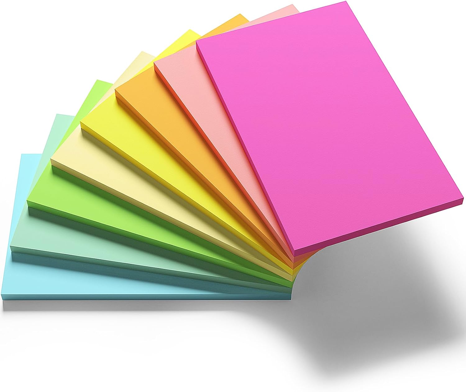 4 Inch x 6 Inch Sticky Notes for Post,6 Pastel Colors Self-Stick Notes, 45 Sheet...