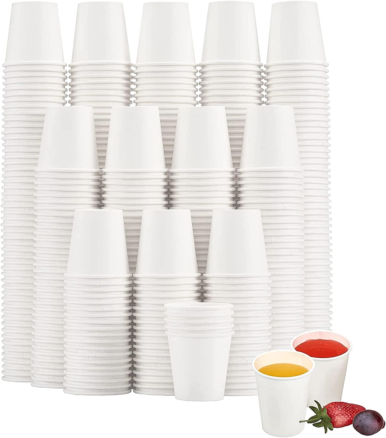 Paper Cups Pack, Special 600 Pack 3 oz Disposable Bathroom Cups, Innovative Smal...