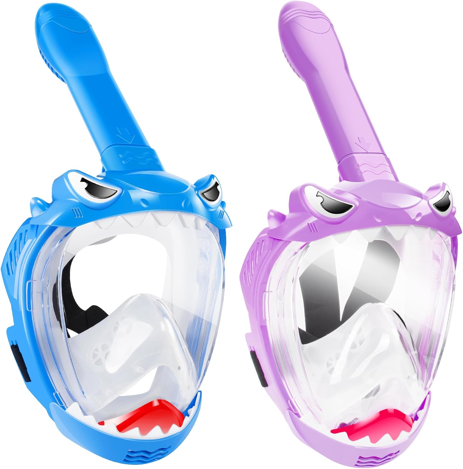 Full Face Snorkel Mask for Kids, Kids Snorkeling S...
