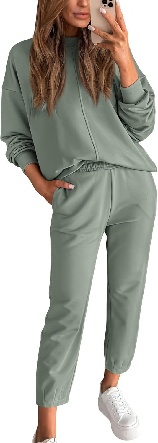 **Best BTFBM 2024 Women 2 Piece Outfits, Special Long Sleeve Pullover and Jogger...