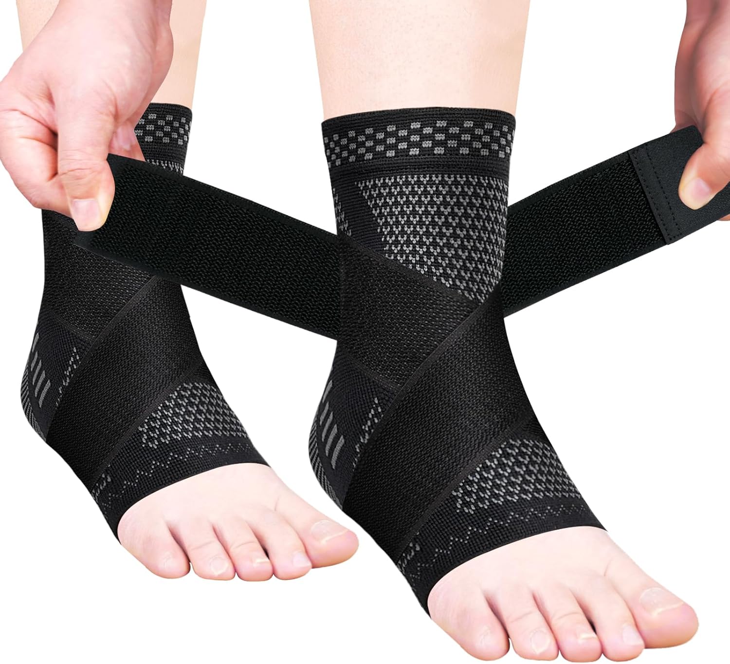 JIUFENTIAN Ankle Brace, Special Adjustable Compression Sleeve for Women and Men,...