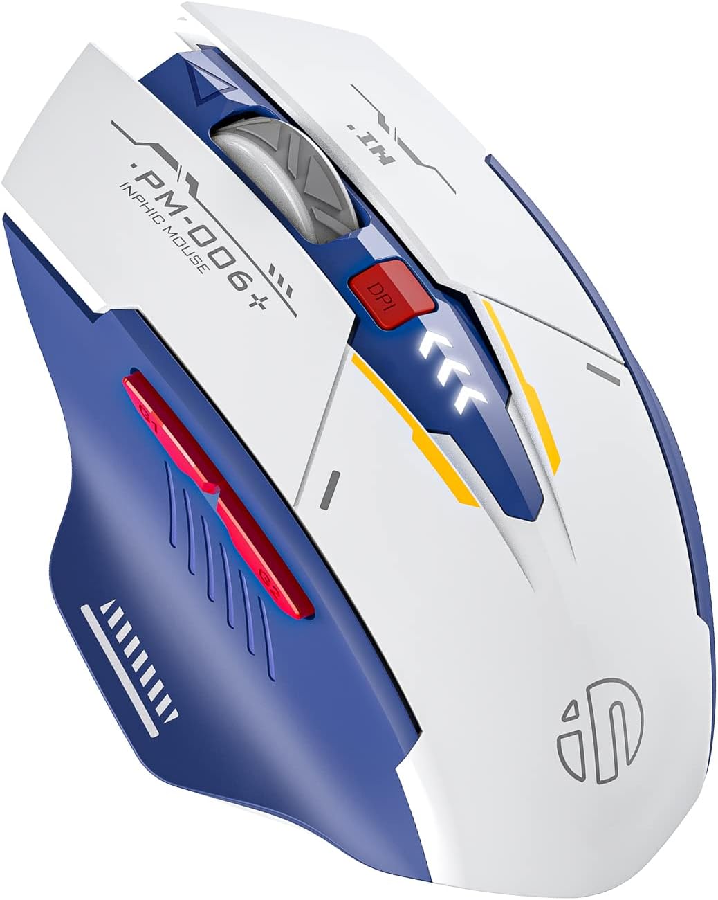 INPHIC Wireless Mouse, Rechargeable Ergonomic Silent Mice with 2.4G USB Receiver...