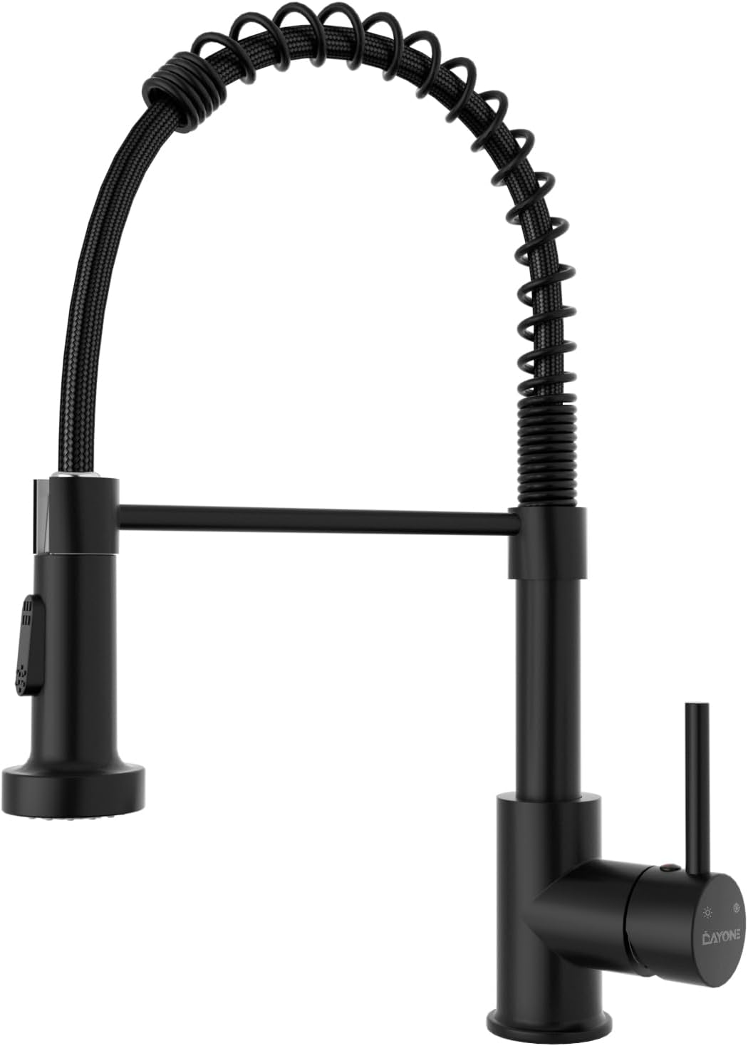 DAYONE Kitchen Sink Taps, Special Matte Black Kitchen Sink Taps with Pull Down S...