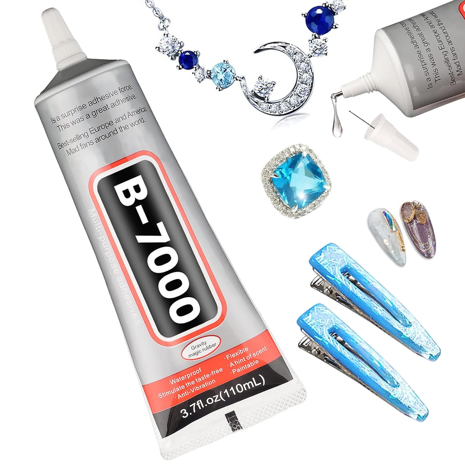 MOHEGIA B7000 Glue, Special Super Glue Transparent Paste Adhesive, Innovative Mu...