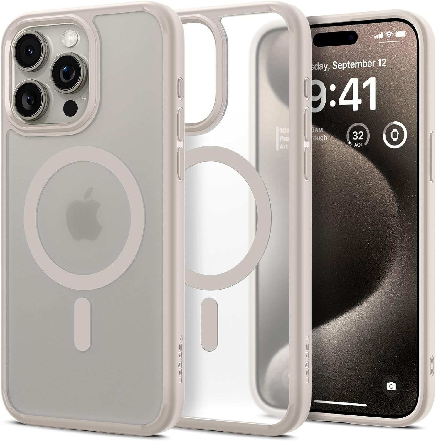 Spigen Ultra Hybrid MagFit Case, Special Case for iPhone 15 Pro, Unique Compatib...