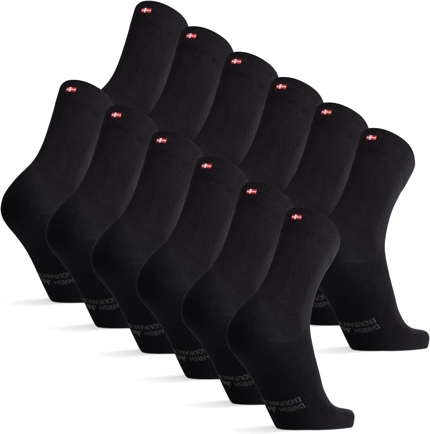 DANISH ENDURANCE Organic Cotton Dress Socks, Premium Socks, Soft and Breathable...