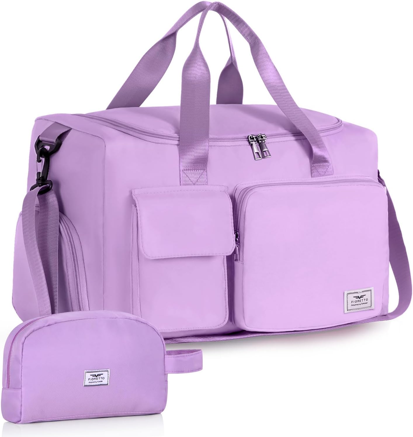 FIORETTO Sports Gym Bag, Special Duffle Bag with Shoes Compartment, Innovative W...