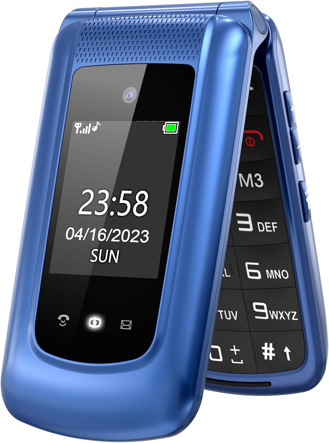 uleway Big Button Mobile Phone for Elderly Unlocked Flip Senior Mobil Phone Pay...