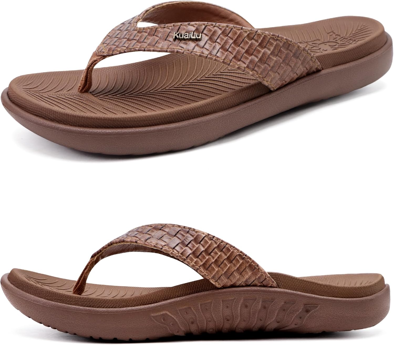KuaiLu Womens Flip Flops, Special Ladies Yoga Mat Comfortable Walking Thong Sand...